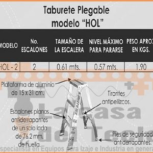 Taburete Plegable modelo HOL